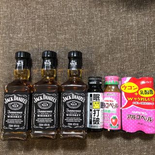 アサヒ(アサヒ)のジャックダニエル ウイスキー　200ml×3本　他セット(ウイスキー)