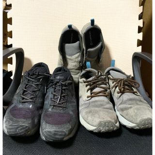 メレル(MERRELL)の3足セット　MERRELLジャングル2足　HI-TEC防水(スニーカー)