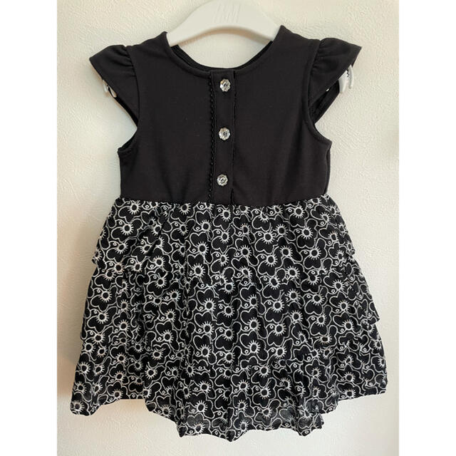 anyFAM(エニィファム)のエニィファム　黒　ワンピース キッズ/ベビー/マタニティのキッズ服女の子用(90cm~)(ワンピース)の商品写真