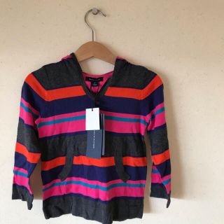 トミーヒルフィガー(TOMMY HILFIGER)のニット　パーカー　90 コットン(ニット)