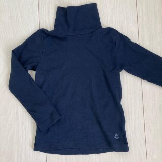 プチバトー(PETIT BATEAU)の美品♡プチバトー　タートルネックカットソー  110cm(Tシャツ/カットソー)