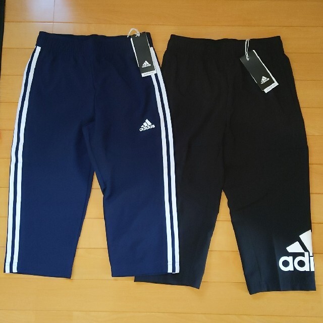 adidas(アディダス)の★かりん様専用★【新品】adidasハーフパンツ2枚セット キッズ/ベビー/マタニティのキッズ服男の子用(90cm~)(パンツ/スパッツ)の商品写真