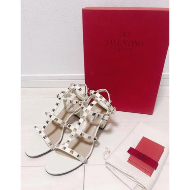 絶対一番安い VALENTINO 【新品】23.5-24cm - サンダル