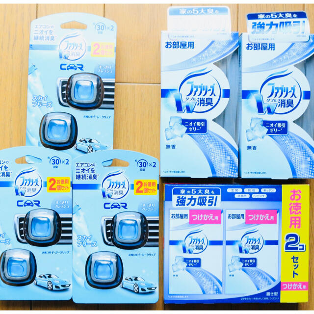 P&G(ピーアンドジー)の未開封新品！置き型ファブリーズセット インテリア/住まい/日用品の日用品/生活雑貨/旅行(日用品/生活雑貨)の商品写真