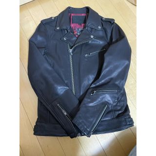 ジャックローズ(JACKROSE)のJACKROSE 清木場俊介 ダブルライダース ジャックローズ 3 M美品(ライダースジャケット)