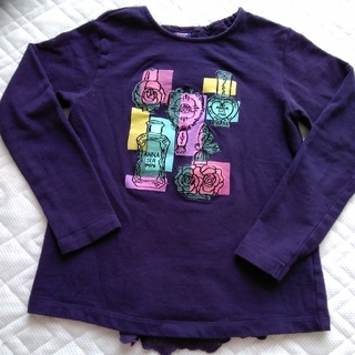 アナスイミニ(ANNA SUI mini)のアナスイミニ　紫ロングTシャツ140㎝(Tシャツ/カットソー)