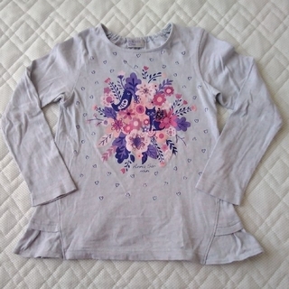 アナスイミニ(ANNA SUI mini)のアナスイミニ　水色ロングTシャツ　130㎝(Tシャツ/カットソー)