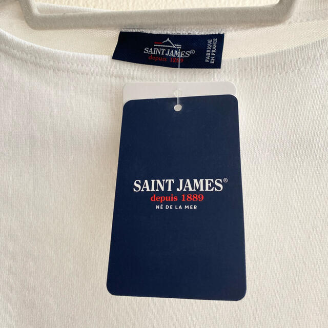 SAINT JAMES(セントジェームス)のセントジェームス　T3 白　新品未使用 レディースのトップス(カットソー(長袖/七分))の商品写真