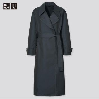 ユニクロ(UNIQLO)のUNIQLO ユニクロu  トレンチコート ダークグレー　2021SS(トレンチコート)