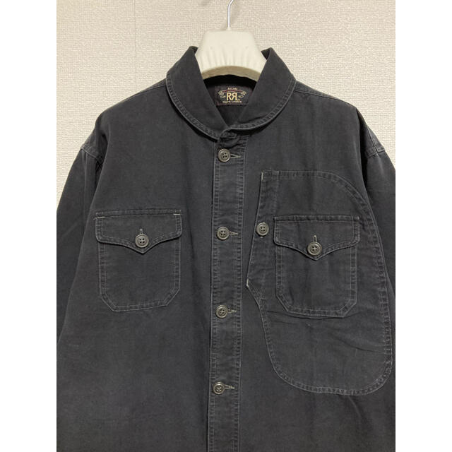 RRL ショールカラー カバーオール シャツ ジャケット ダブルアールエル
