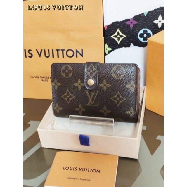 LOUIS VUITTON - 専用 ヴィトン ヴィエノワ がま口 折財布 モノグラム