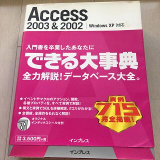 Ａｃｃｅｓｓ　２００３　＆　２００２ Ｗｉｎｄｏｗｓ　ＸＰ対応(コンピュータ/IT)