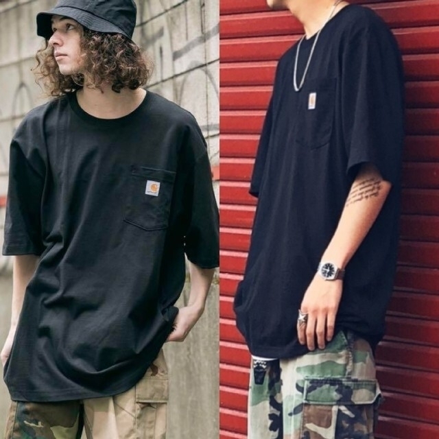 carhartt(カーハート)の新品未使用 カーハート ポケット Tシャツ ブラック K87 BLK L メンズのトップス(Tシャツ/カットソー(半袖/袖なし))の商品写真