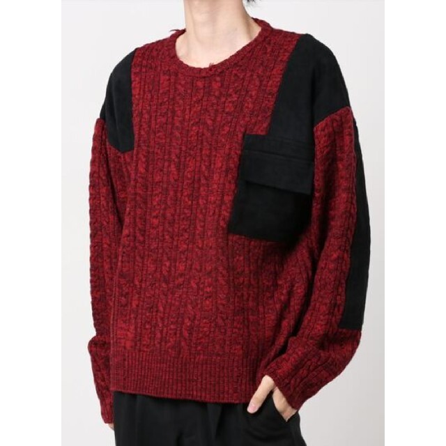 FORSOMEONE GRUNGE ARMY KNIT