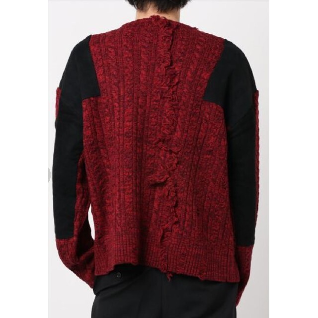 JOHN LAWRENCE SULLIVAN(ジョンローレンスサリバン)のFORSOMEONE GRUNGE ARMY KNIT メンズのトップス(ニット/セーター)の商品写真