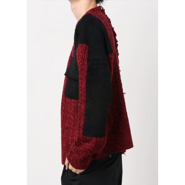 JOHN LAWRENCE SULLIVAN(ジョンローレンスサリバン)のFORSOMEONE GRUNGE ARMY KNIT メンズのトップス(ニット/セーター)の商品写真