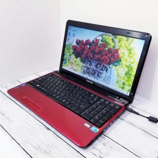 トウシバ(東芝)の東芝dynabookモデナレッド☆使いやすい♪Corei5 Windows10(ノートPC)