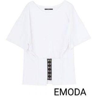 エモダ(EMODA)のEMODA Tシャツ　ホワイト　フリー(Tシャツ(半袖/袖なし))