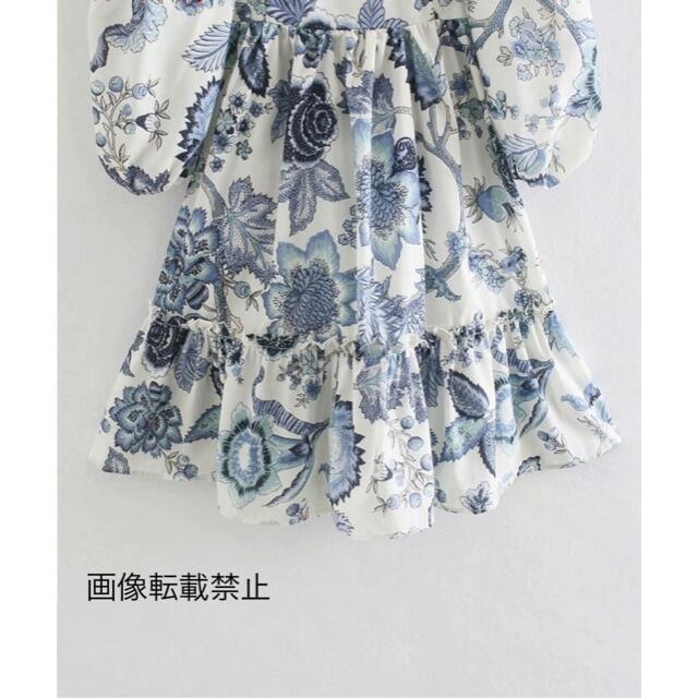 ZARA(ザラ)の🌼春新作💐3813◆花柄 ワンピース レディースのワンピース(ミニワンピース)の商品写真