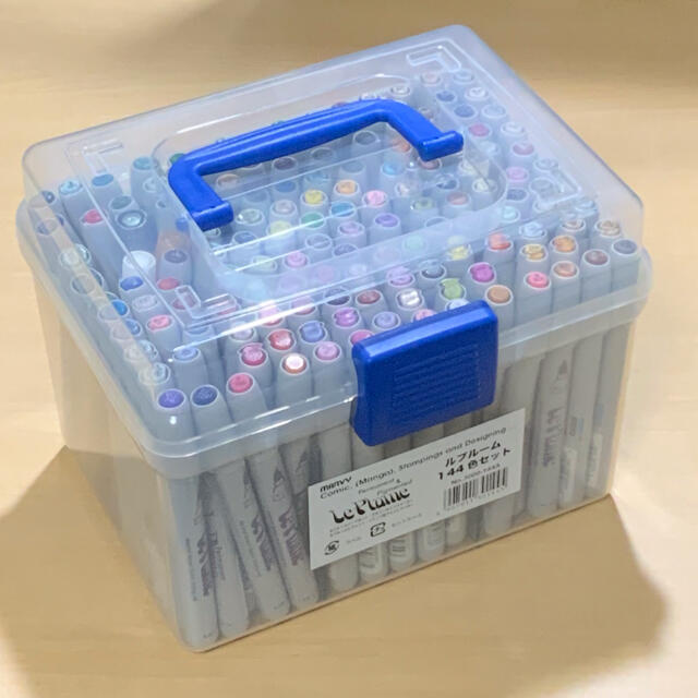 マービー ルプルーム 144色セット アルコールマーカー - カラーペン