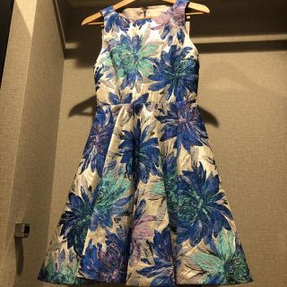アリスアンドオリビア ミニワンピース(レディース)(ブルー・ネイビー