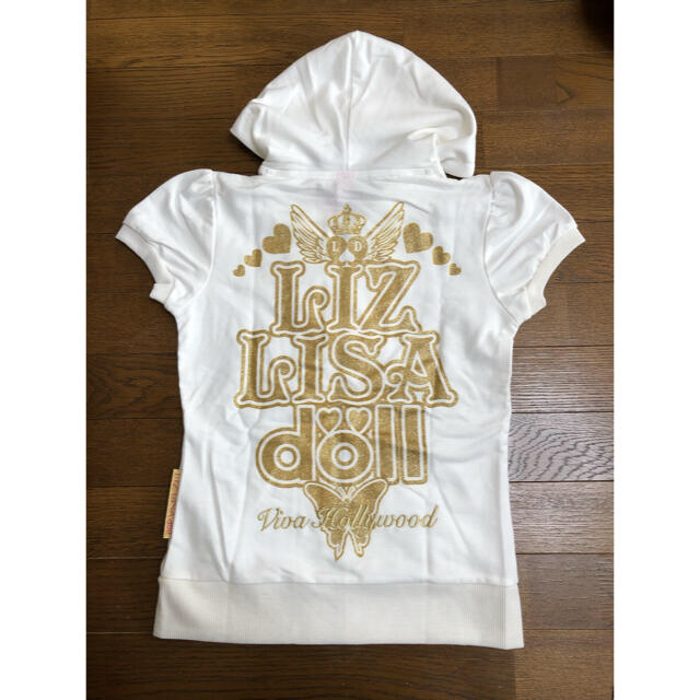 LIZ LISA doll(リズリサドール)のLIZ LISA  doll  半袖ジップパーカー　新品未使用 レディースのトップス(Tシャツ(半袖/袖なし))の商品写真