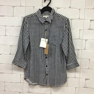 【同梱限定】MENSギンガムチェックシャツ 黒S(シャツ)