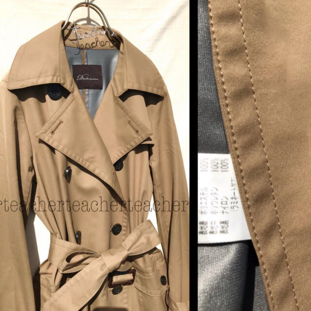 NEW在庫 UNITED ARROWS - ロングトレンチコート キャメルベージュ ダブルフェイス ベージュ シンプル 素敵の通販 by teacher's shop|ユナイテッドアローズならラクマ お得好評