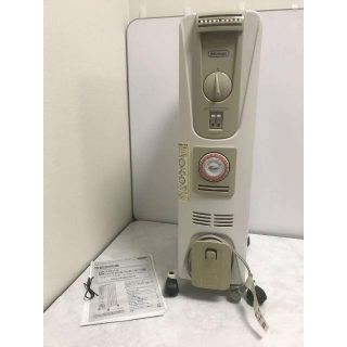 デロンギ コンパクトルームヒーター 6枚 3~8畳用 061221ECH(オイルヒーター)
