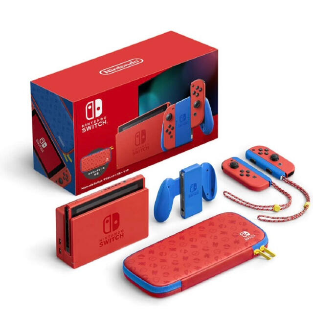 ★新品未開封!Nintendo Switch(有機ELモデル)マリオレッド本体