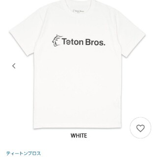 アークテリクス(ARC'TERYX)のティートンブロスTシャツ　Sサイズ　ホワイト (Tシャツ/カットソー(半袖/袖なし))