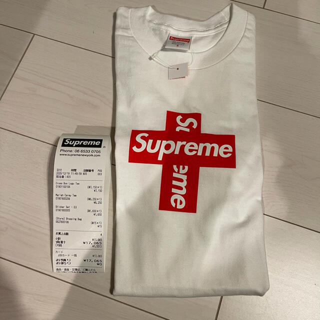 Tシャツ/カットソー(半袖/袖なし)Supreme Cross Box Logo Tee