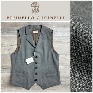 BRUNELLO CUCINELLI - A23 ブルネロクチネリ ジレ ベスト グレー ...