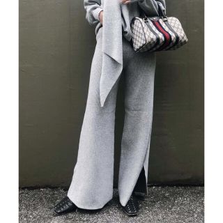 アメリヴィンテージ(Ameri VINTAGE)のWRAPPING KNIT PANTS(カジュアルパンツ)