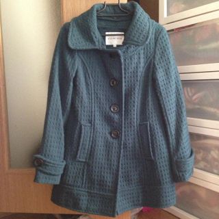 Blue Green 2way coat(ノーカラージャケット)