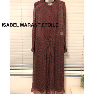 イザベルマラン(Isabel Marant)のISABEL MARANT ETOILE イザベルマラン シルクロングワンピース(ロングワンピース/マキシワンピース)