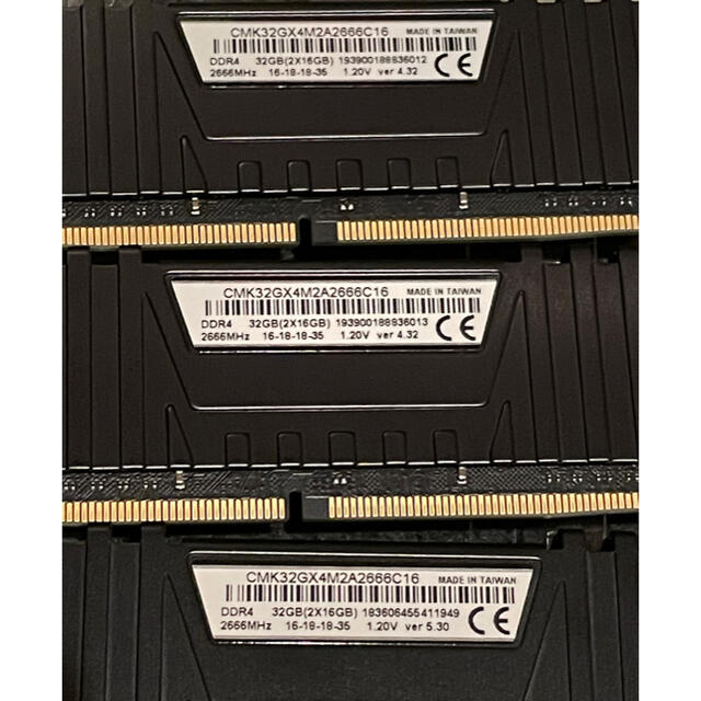CORSAIR DDR4-2666MHz 16GB×4