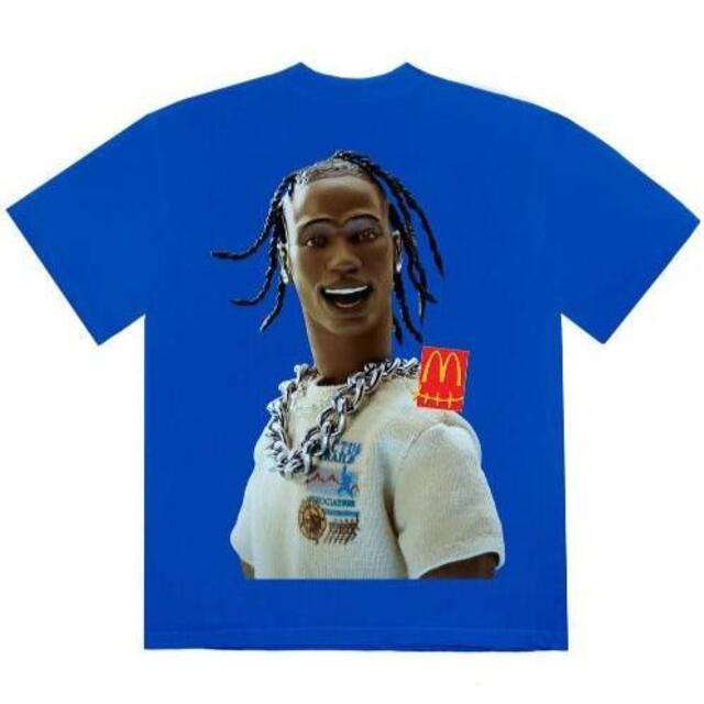 Travis Scott × McDonald's フィギュアTシャツ ［XL］X-LARGE平置き肩幅
