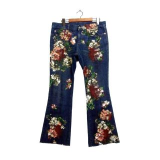 グッチ(Gucci)のグッチGUCCI■422634 XD478フラワー花柄デニムパンツジーンズ(デニム/ジーンズ)