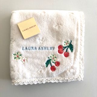 ローラアシュレイ(LAURA ASHLEY)の【LAURA ASHLEY】新品◆タオルハンカチ タグ付 ローラアシュレイギフト(ハンカチ)