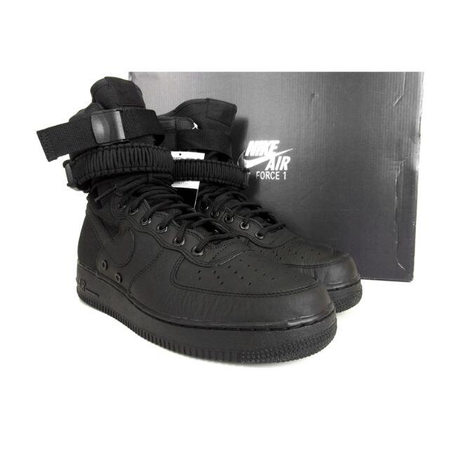 ナイキNIKE■AIR FORCE1 TRIPLE BLACKスニーカー