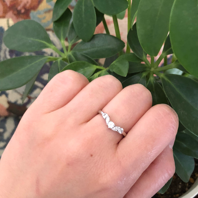 アクセサリー 専用 TASAKI✨9号✨Pt1000×ダイヤ0.32ct✨リング 週末