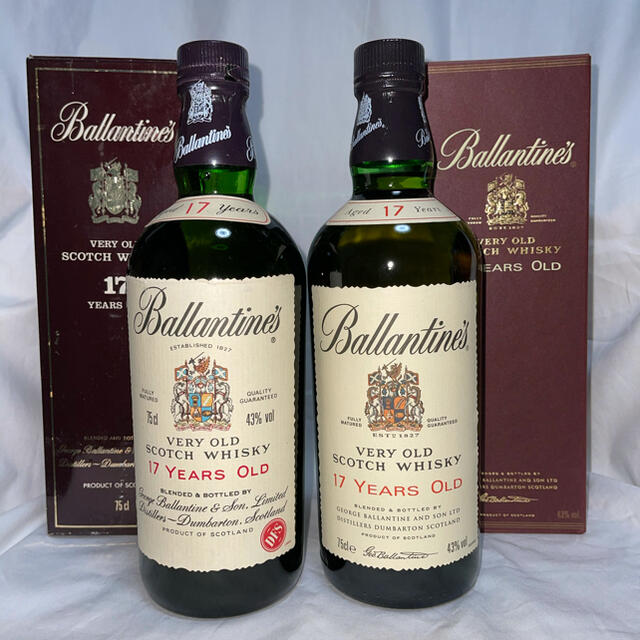 最新情報 バランタイン 17年 2本 古酒 43% 750ml ウイスキー