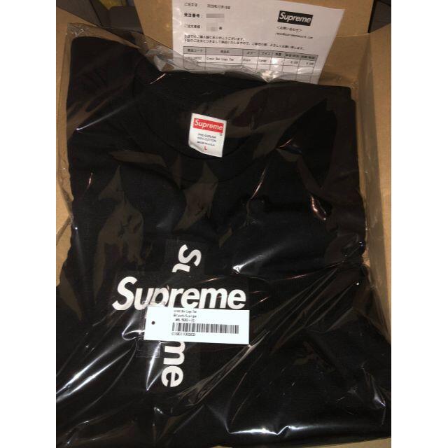 Supreme Cross Box Logo Tee Black　Largeシュプリーム