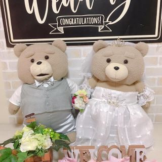 ウェルカムベア テッド ぬいぐるみ ウェルカムドール 結婚式 受付