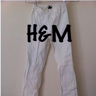 エイチアンドエム(H&M)のH&Mホワイトレギパン白(デニム/ジーンズ)