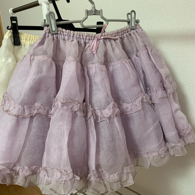 Angelic Pretty(アンジェリックプリティー)のanglic pretty オーガンジーパニエ レディースのスカート(その他)の商品写真