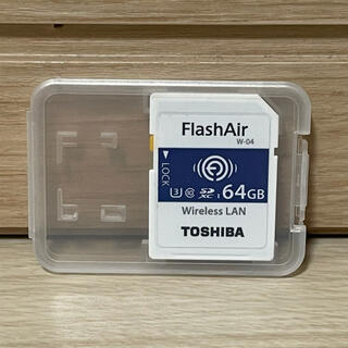 トウシバ(東芝)のフラッシュエアー　TOSHIBA Flash Air 64GB SDカード(その他)