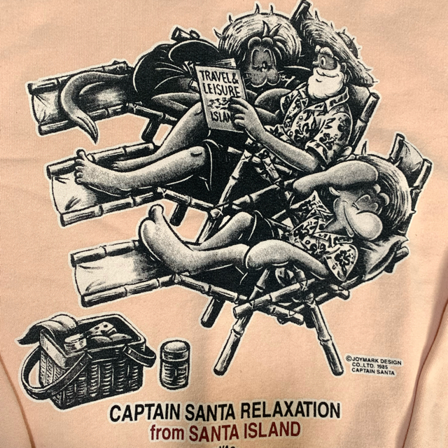 CAPTAIN SANTA(キャプテンサンタ)のCAPTAIN SANTA トレーナー　スウェット　Mサイズ　ピンク メンズのトップス(スウェット)の商品写真