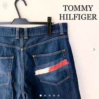 トミーヒルフィガー(TOMMY HILFIGER)のTOMMY HILFIGER｜トミーヒルフィガー　デニムハーフパンツ　XL(ショートパンツ)